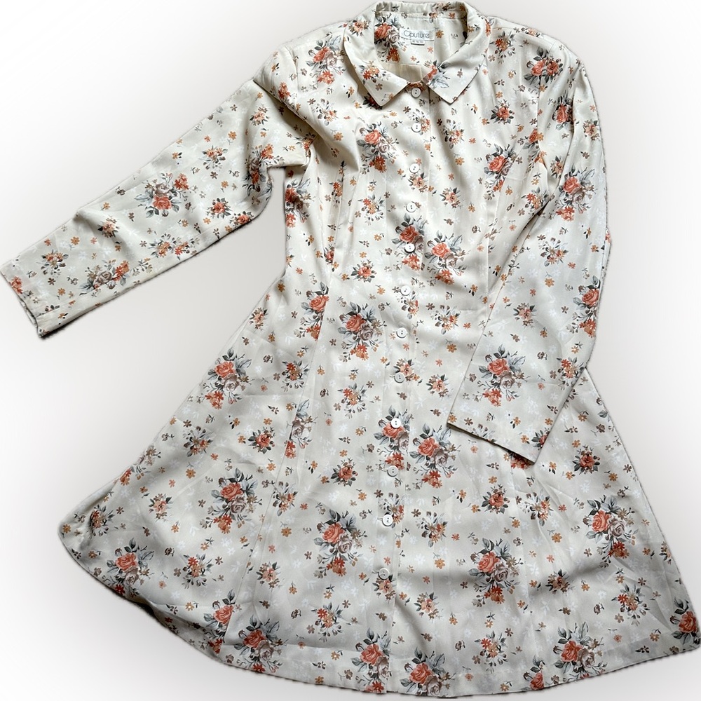 Vintage Couture floral dress